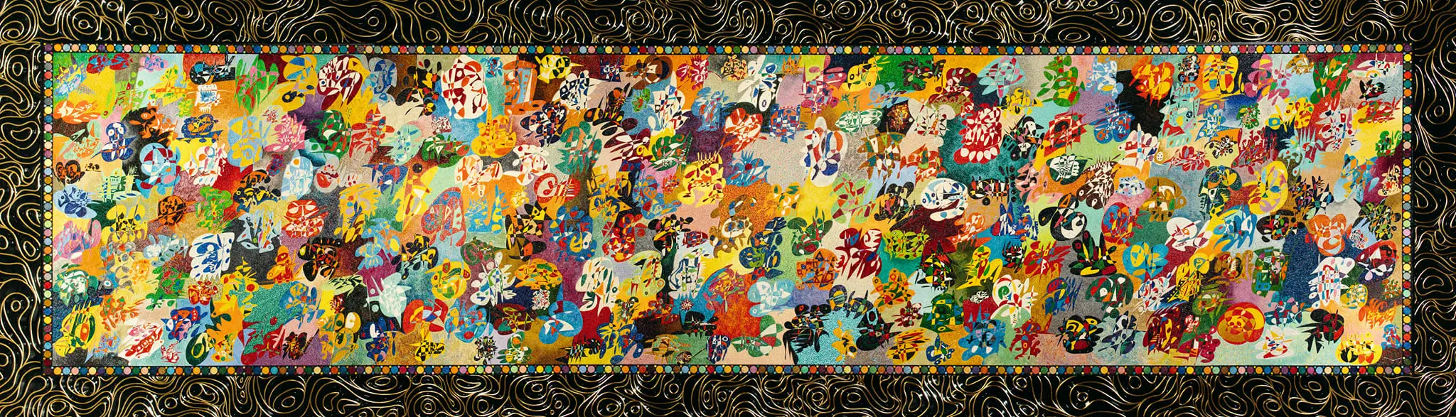 ADN Divin – monumental oil painting by Gheorghe Virtosu