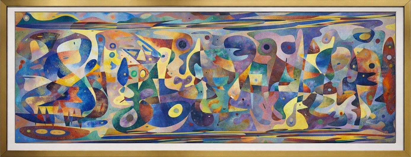 Hindouisme – monumental oil painting by Gheorghe Virtosu