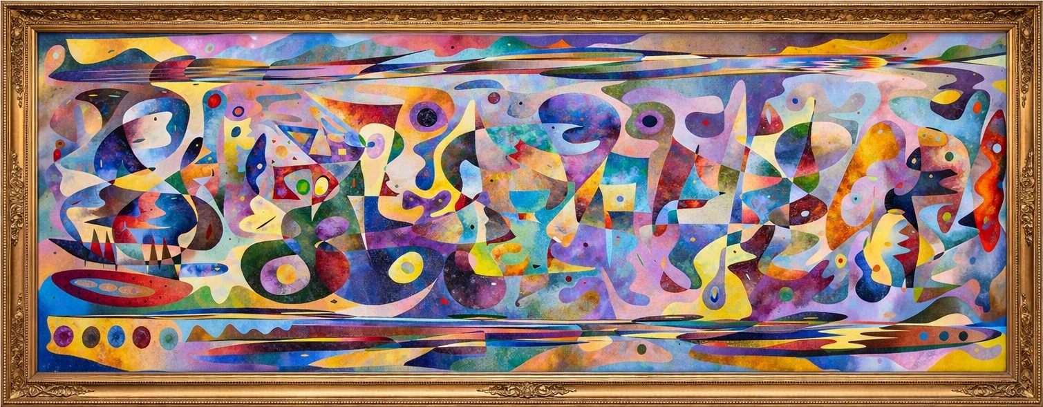 Hindouisme – monumental oil painting by Gheorghe Virtosu