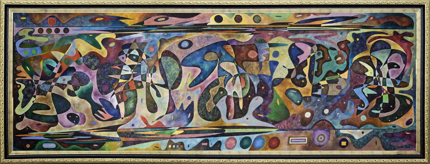 Satanisme – monumental oil painting by Gheorghe Virtosu