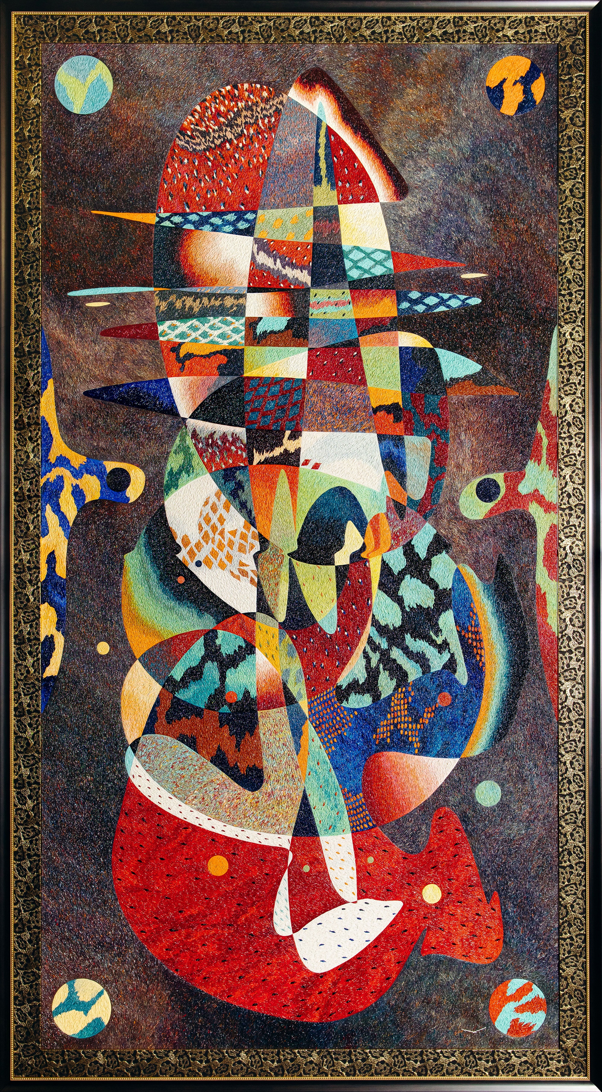 Le Protecteur des âmes – monumental oil painting by Gheorghe Virtosu
